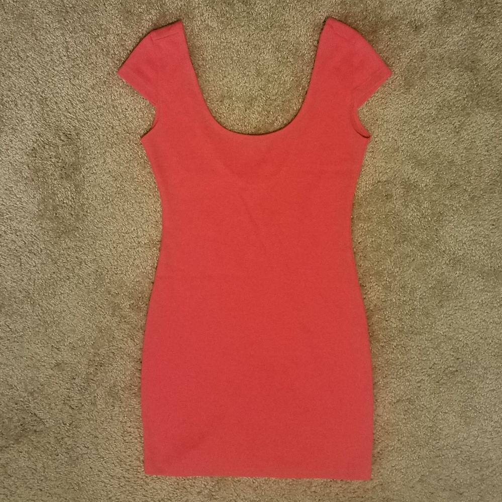 Pink mini dress